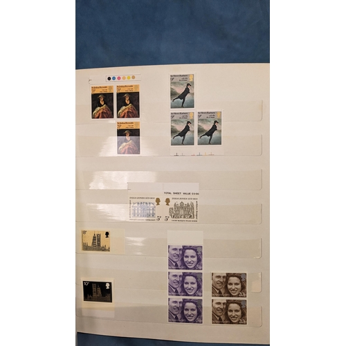 519B - Great Britain Stamp Album including: Roofs; Writers; Philympia; University; BBC; Experiments; Cricke... 