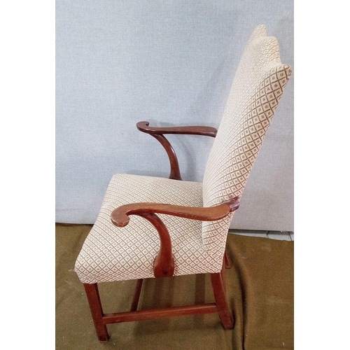 1153E - A Traditional upholstered armchair.  The Property of a Gentleman