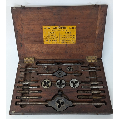 1357 - Tap & Die Set with precision square set