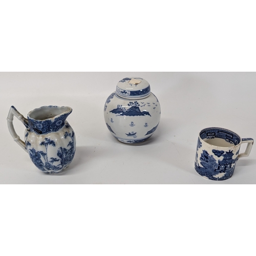 671 - Selection of Blue and White China