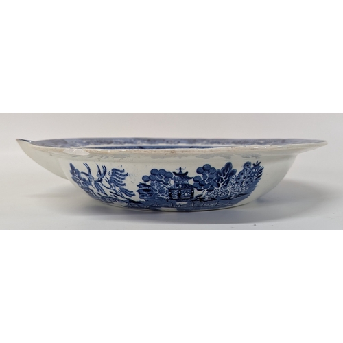 671 - Selection of Blue and White China