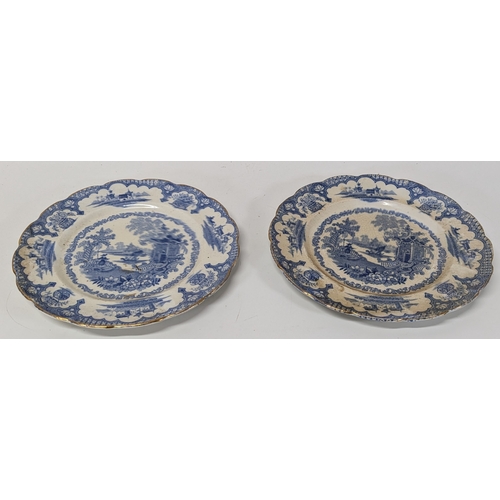 671 - Selection of Blue and White China