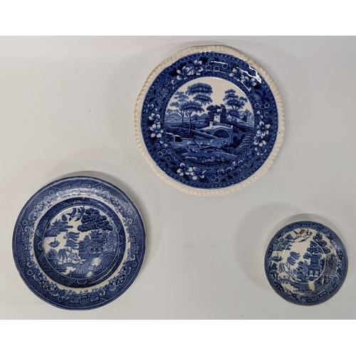 671 - Selection of Blue and White China