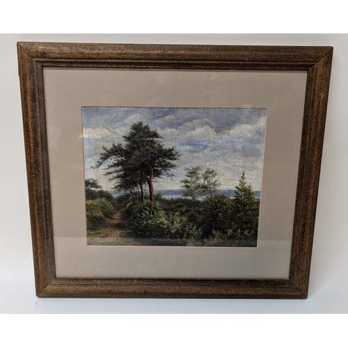 649 - An Original Oil Painting Of A Country Scene