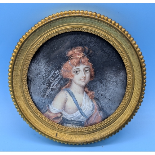 268 - A Late 18th - Early 19th Century Watercolour Of The Goddess Diana - Signed C. Kuntz - Watercolour An... 