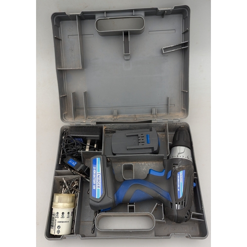 1757 - Energer 18v Cordless Drill In Bosch Case