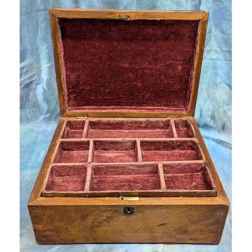 43 - A Victorian Jewellery Box