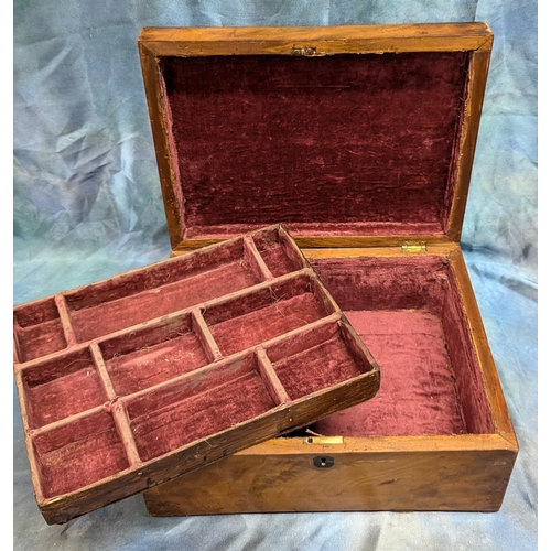 43 - A Victorian Jewellery Box