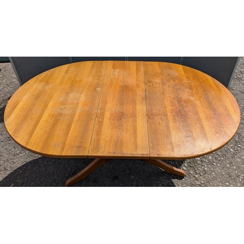 381 - Mid-Century Gate Leg Table - 73 x 32 (closed) 150 (open)  x 100cm