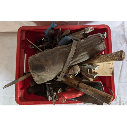 1765 - Selection Of Mixed Tools In Red Crate