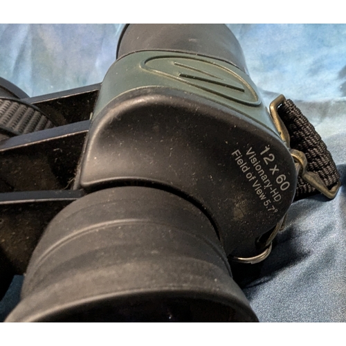 438 - A Pair Of Visionary 12 x 60 HD Binoculars