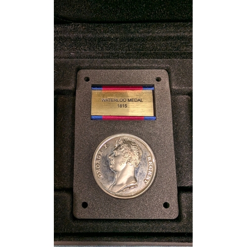 21 - An 1815 Waterloo Medal 925 Sterling Silver