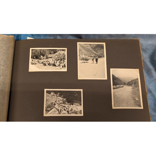 391 - A Vintage Photograph Album - Austrian - Featuring A Scout Trip