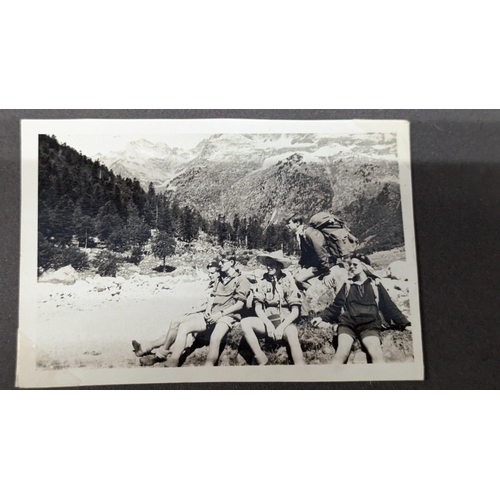 391 - A Vintage Photograph Album - Austrian - Featuring A Scout Trip