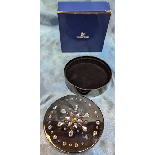 399 - Swarovski Crystal Decorated Trinket Box