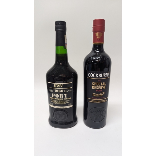 116K - Cockburns Special Reserve Port & KWV Light 1966 Port