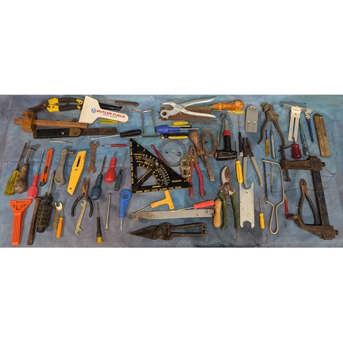 1788 - Selection Of Mixed Hand Tools And A Bosch Drill