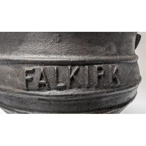 456 - Black Cast Iron Cauldron Made By Falkirk Foundries