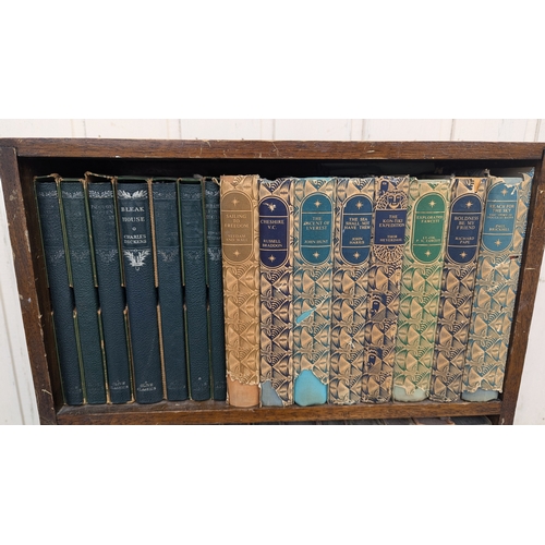 373 - Small Freestanding OR Wall Hanging Bookcase With Antique Books - 69 x 41 x 14cm