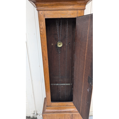 470 - Walter Mayers Gloucester Weight Driven Clock - 220cm Tall