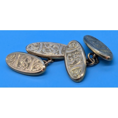 234 - Pair Of 9ct Gold Cufflinks