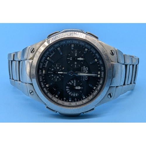 238F - A Casio Waveceptor Chronograph Watch