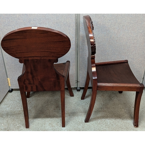 1 - A Pair Of George III Style Salisbury Shell Chairs