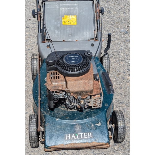 1798 - Hayter Jubilee Mower - Seen Running