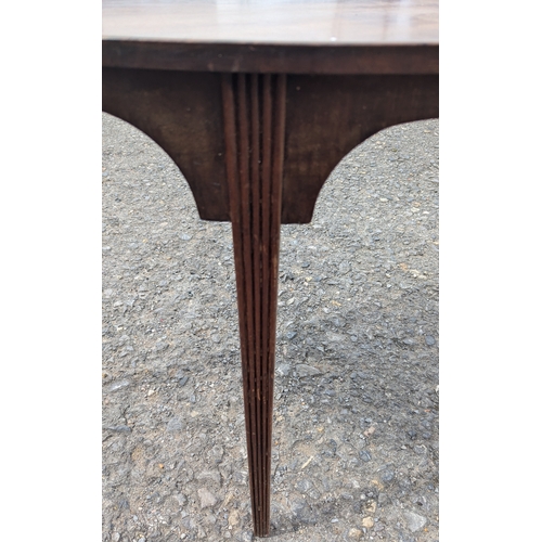 379A - Demilune Hall Table - 74 x 128 x 63cm