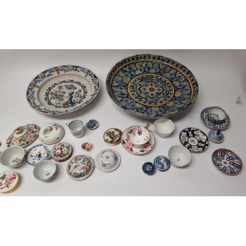 112 - A Collection of Antique Chinaware including 2 x Large Dishes ( with hairline cracks), Japanese Porce... 