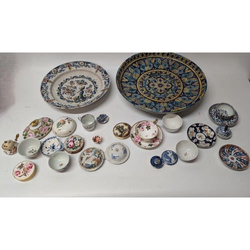 112 - A Collection of Antique Chinaware including 2 x Large Dishes ( with hairline cracks), Japanese Porce... 