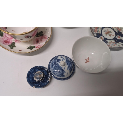 112 - A Collection of Antique Chinaware including 2 x Large Dishes ( with hairline cracks), Japanese Porce... 