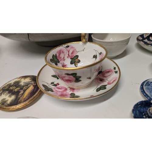 112 - A Collection of Antique Chinaware including 2 x Large Dishes ( with hairline cracks), Japanese Porce... 