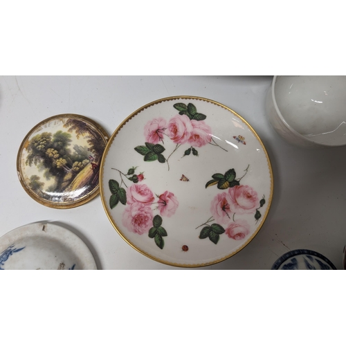 112 - A Collection of Antique Chinaware including 2 x Large Dishes ( with hairline cracks), Japanese Porce... 