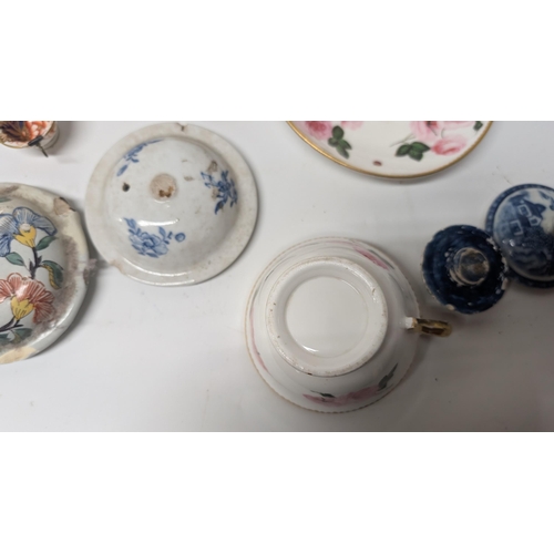 112 - A Collection of Antique Chinaware including 2 x Large Dishes ( with hairline cracks), Japanese Porce... 