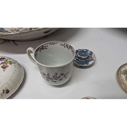 112 - A Collection of Antique Chinaware including 2 x Large Dishes ( with hairline cracks), Japanese Porce... 