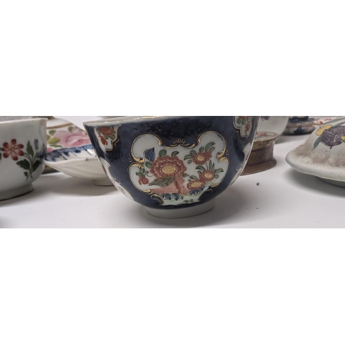 112 - A Collection of Antique Chinaware including 2 x Large Dishes ( with hairline cracks), Japanese Porce... 