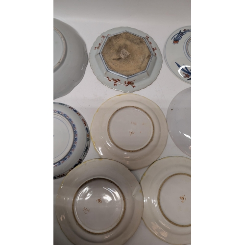 117 - A Collection of Antique Chinese and Japanese Plates x 12.  Property of a Gentleman