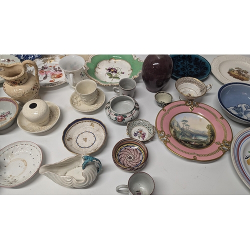 121 - A Selection of Antique China and Porcelain including Bowls, Plates and Jugs Circa 1800's and early 1... 