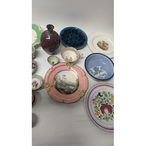 121 - A Selection of Antique China and Porcelain including Bowls, Plates and Jugs Circa 1800's and early 1... 