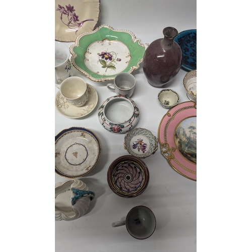 121 - A Selection of Antique China and Porcelain including Bowls, Plates and Jugs Circa 1800's and early 1... 