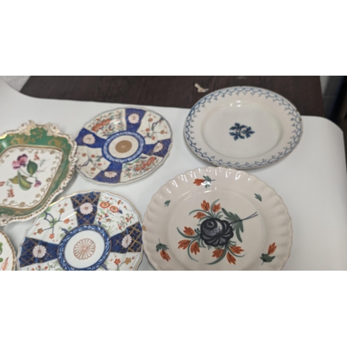 123 - A Collection of Antique China inc. Coalport Cabinet Plate, Royal Worcester, Japanese and more. Prope... 