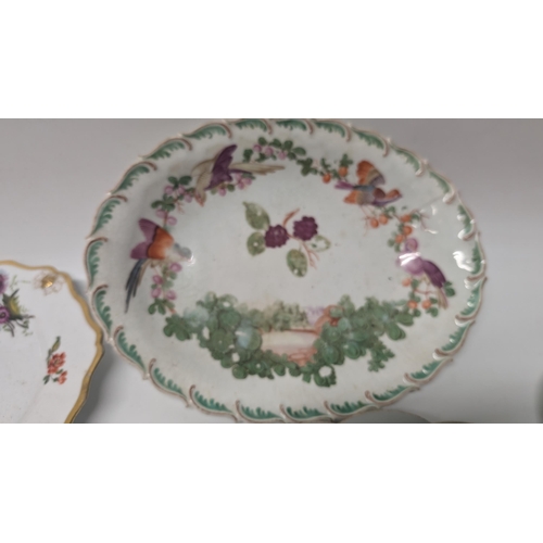 124 - A Selection of Antique China, Inc. Royal Worcester, Japanese, Aquilegia etc.