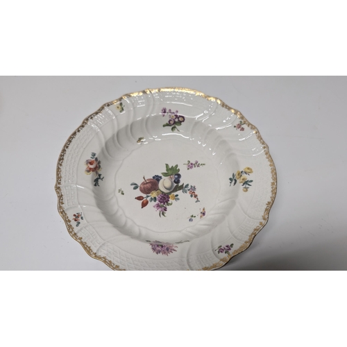 132 - A Selection of Antique Meissen  18th and 19th century inc. Plates, Bowls, Dishes, Cups etc. All Indi... 