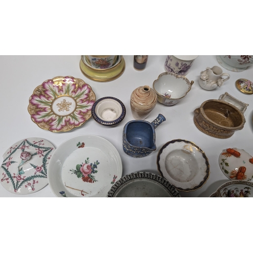 133 - A Selection of Antique China Circa 18th and 19th Century including pin dishes, rice pots, wine poure... 