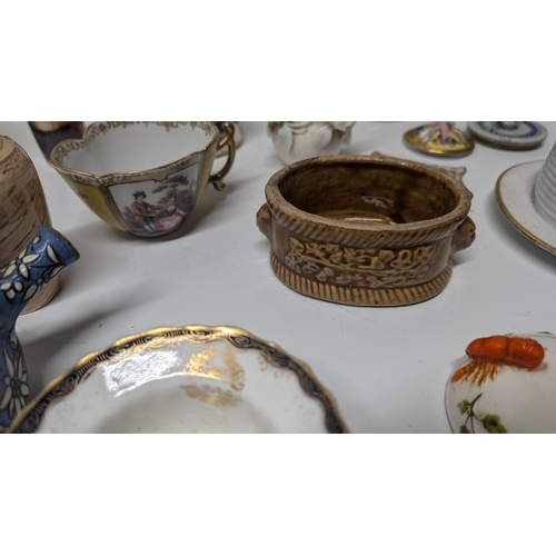 133 - A Selection of Antique China Circa 18th and 19th Century including pin dishes, rice pots, wine poure... 