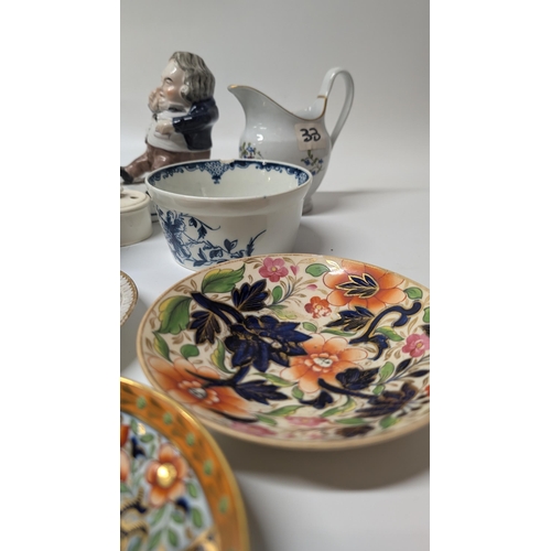 133 - A Selection of Antique China Circa 18th and 19th Century including pin dishes, rice pots, wine poure... 