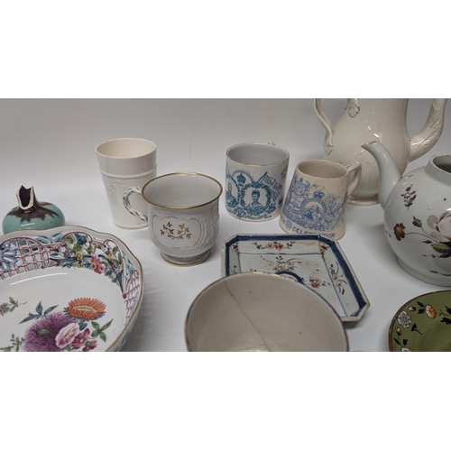 138 - Selection of Antique Chinaware including Spode, Coronation China, Dishes, Teapots, Coffee Pot, Latti... 