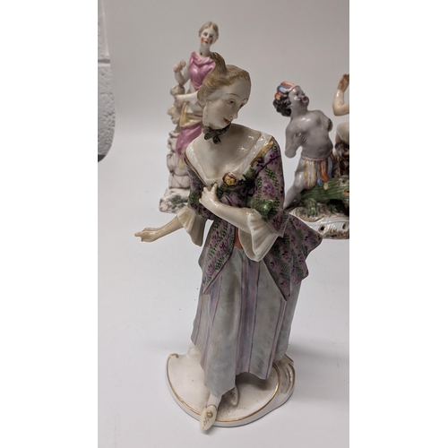 140 - Antique Figurines / Ornaments inc. 
- Early Derby Patch Period Diana Circa 1765
- Victorian Stafford... 