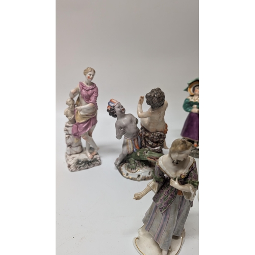 140 - Antique Figurines / Ornaments inc. 
- Early Derby Patch Period Diana Circa 1765
- Victorian Stafford... 